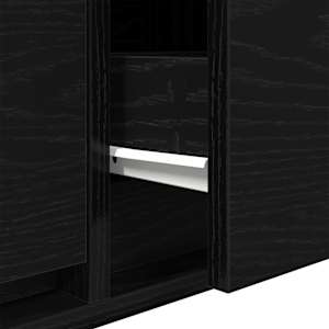 TV skříňka Černý dub 60x31x25,5 cm Dřevěná konstrukce - obrázek 12