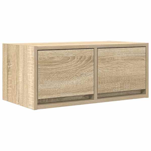 vidaXL telerikapp, sonoma tamm, 60x31x25,5 cm, tehispuit
