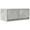 vidaXL telerikapp, betoonhall, 60x31x25,5 cm, tehispuit