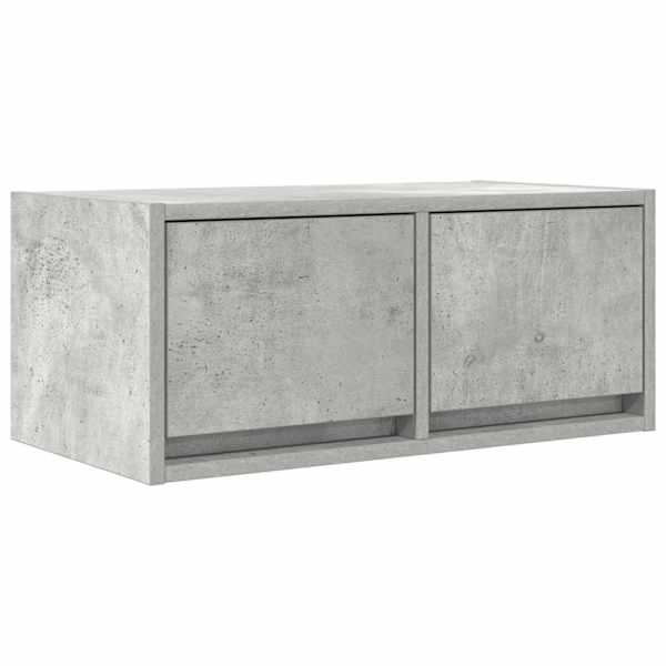 vidaXL telerikapp, betoonhall, 60x31x25,5 cm, tehispuit