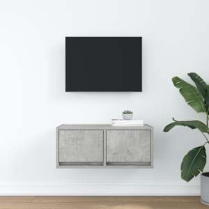 TV skříňka betonově šedá 60x31x25,5 cm kompozitní dřevo - obrázek 3