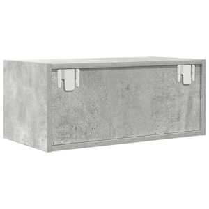 TV skříňka betonově šedá 60x31x25,5 cm kompozitní dřevo - obrázek 8