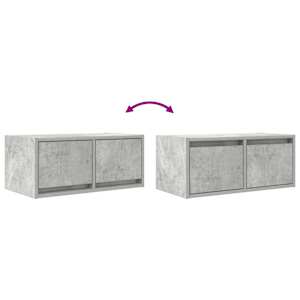 TV skříňka betonově šedá 60x31x25,5 cm kompozitní dřevo - obrázek 9