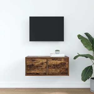 TV skříňka kouřový dub 60x31x25,5 cm kompozitní dřevo - obrázek 3