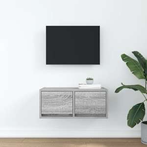 TV skříňka šedá sonoma 60x31x25,5 cm kompozitní dřevo - obrázek 3