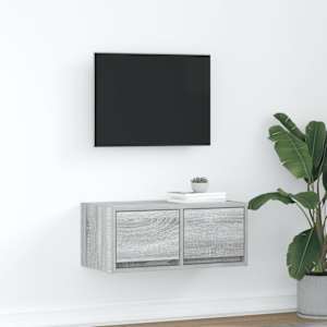 TV skříňka šedá sonoma 60x31x25,5 cm kompozitní dřevo - obrázek 1