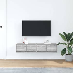 TV skříňka šedá sonoma 60x31x25,5 cm kompozitní dřevo - obrázek 3