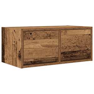 TV skříňka starého dřeva 60x31x25,5 cm kompozitní dřevo - obrázek 2