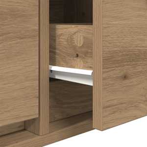 TV skříňky 2 ks Dub Artisan 60x31x25,5 cm Dřevěné konstrukce - obrázek 13