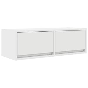 TV skříňka bílá 80x31x25,5 cm kompozitní dřevo - obrázek 2