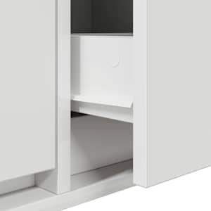 TV skříňka bílá 80x31x25,5 cm kompozitní dřevo - obrázek 12