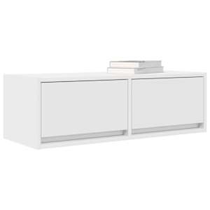 TV skříňka bílá 80x31x25,5 cm kompozitní dřevo - obrázek 4