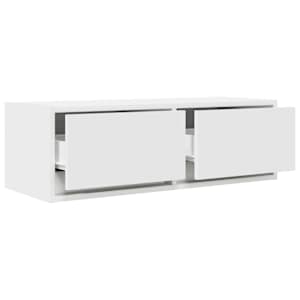 TV skříňka bílá 80x31x25,5 cm kompozitní dřevo - obrázek 5