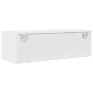 TV skříňka bílá 80x31x25,5 cm kompozitní dřevo - obrázek 8