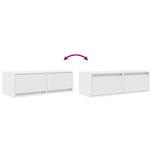 TV skříňka bílá 80x31x25,5 cm kompozitní dřevo - obrázek 9