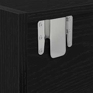 TV skříňka Černý dub 80x31x25,5 cm Dřevěná konstrukce - obrázek 11
