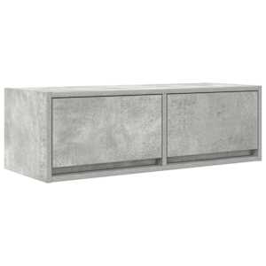 TV skříňka betonově šedá 80x31x25,5 cm kompozitní dřevo - obrázek 2