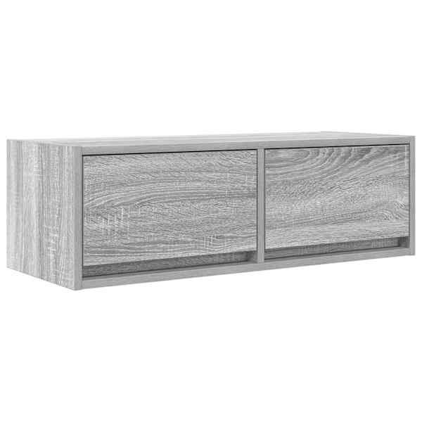 vidaXL telerikapp, hall Sonoma tamm, 80x31x25,5 cm, tehispuit