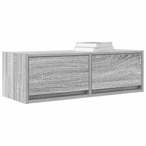 TV skříňka šedá sonoma 80x31x25,5 cm kompozitní dřevo - obrázek 4