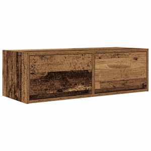 TV skříňka starého dřeva 80x31x25,5 cm kompozitní dřevo - obrázek 2