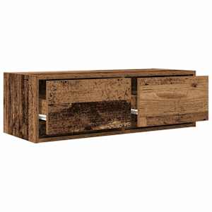 TV skříňka starého dřeva 80x31x25,5 cm kompozitní dřevo - obrázek 5