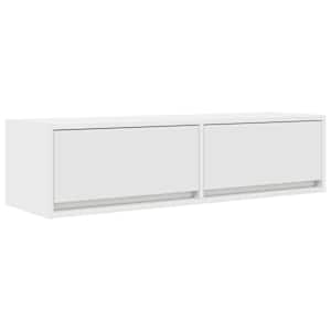 Televizní skříň Bílá 100 x 31 x 25,5 cm Kompozitní dřevo - obrázek 2
