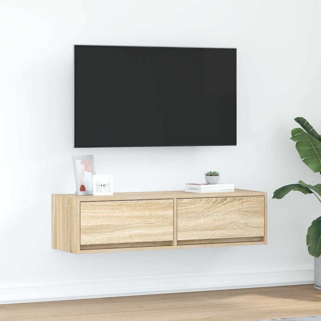 Teleriiul Sonoma tamm 100x31x25,5 cm Tehispuit