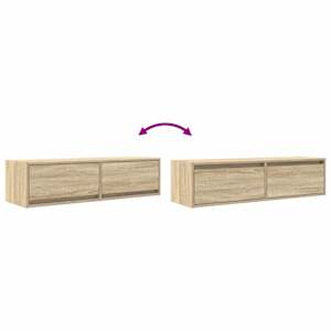 Televizní skříň dub sonoma 100 x 31 x 25.5 cm Kompozitní dřevo - obrázek 12