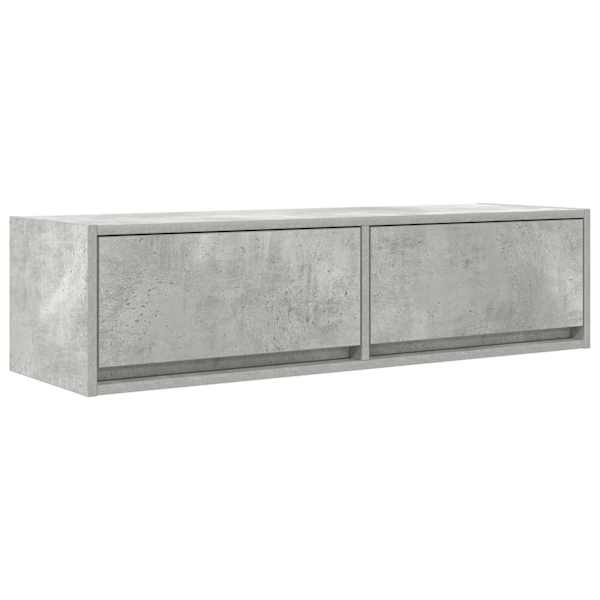vidaXL Telerikapp 100 x 31 x 25,5 cm Betoonihall Tehispuit