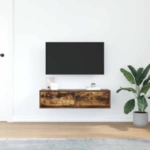 Televizní skříň Kouřový dub 100 x 31 x 25.5 cm Kompozitní dřevo - obrázek 4