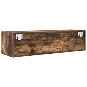 Televizní skříň Kouřový dub 100 x 31 x 25.5 cm Kompozitní dřevo - obrázek 6