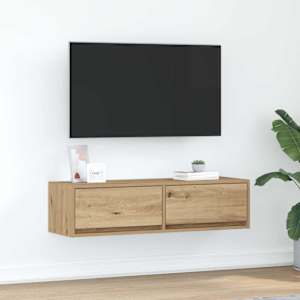 TV omarica artisan hrast 100 x 31 x 25.5 cm Konstruiran les