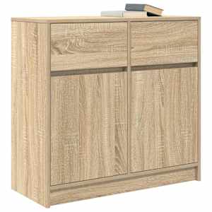 Příborník se zásuvkou Sonoma Dub 80x34x76 cm Dřevěné konstrukce - obrázek 4