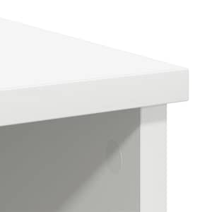 Příborník se zásuvkou bílý 101x35x76 cm Dřevěné konstrukce - obrázek 10
