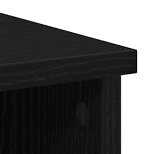 Příborník se zásuvkou Černý dub 101x35x76 cm kompozitní dřevo - obrázek 10