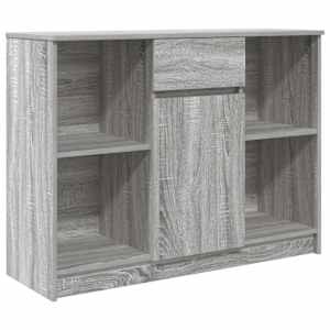 vidaXL puhvetkapp sahtliga, hall sonoma tamm, 101x35x76 cm, tehispuit