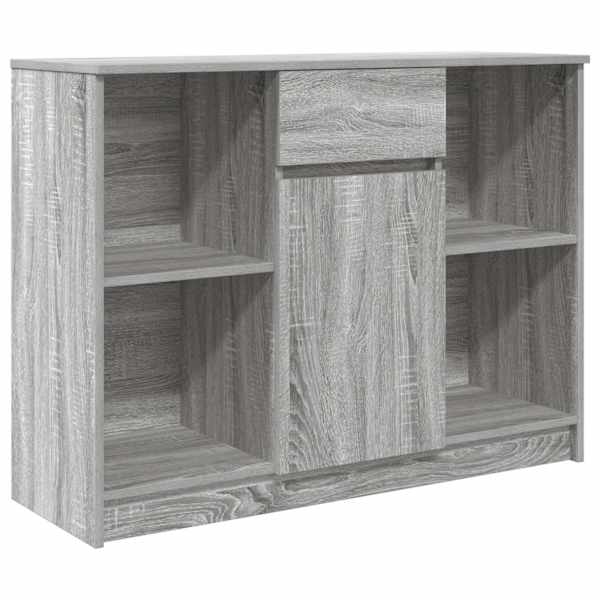 vidaXL puhvetkapp sahtliga, hall sonoma tamm, 101x35x76 cm, tehispuit