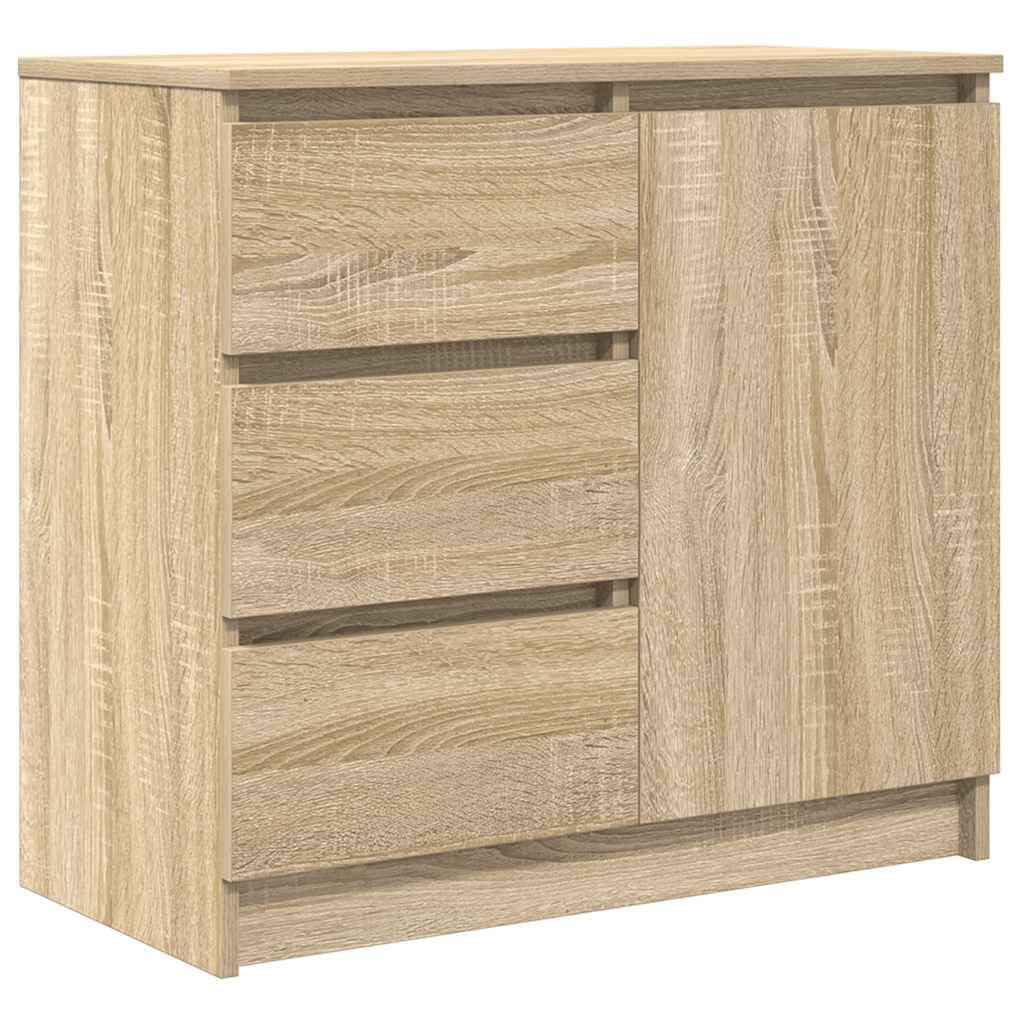 Thumbnail - vidaXL Sideboard mit Schublade Sonoma-Eiche 71x35x65 cm Holzwerkstoff