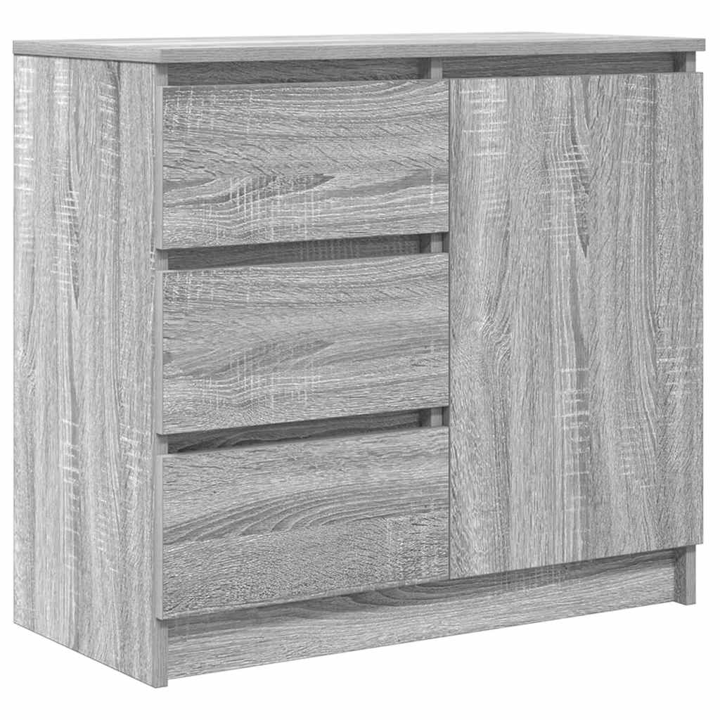 Thumbnail - vidaXL Sideboard mit Schublade Grau Sonoma 71x35x65 cm Holzwerkstoff