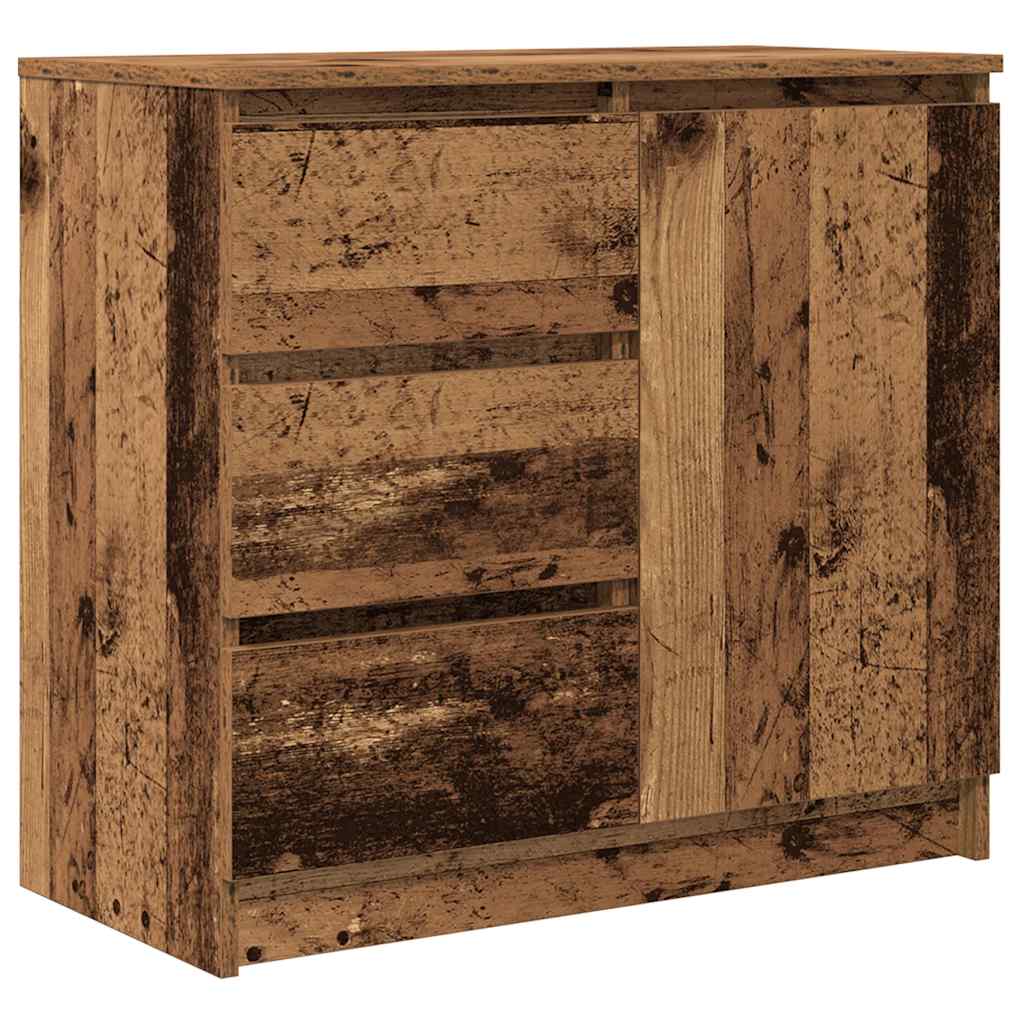 Thumbnail - vidaXL Sideboard mit Schublade Altholz-Optik 71x35x65 cm Holzwerkstoff
