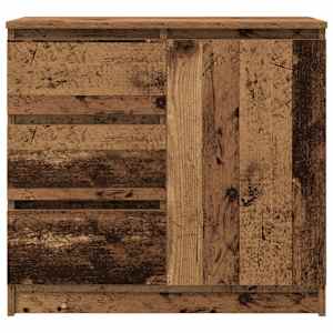 Příborník se zásuvkou Staré dřevo 71x35x65 cm kompozitní dřevo - obrázek 6