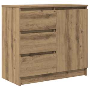 Příborník se zásuvkou Artisan Dub 71x35x65 cm kompozitní dřevo - obrázek 2