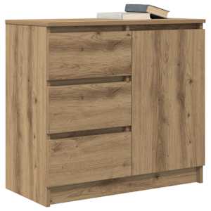 Příborník se zásuvkou Artisan Dub 71x35x65 cm kompozitní dřevo - obrázek 4