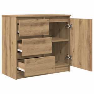 Příborník se zásuvkou Artisan Dub 71x35x65 cm kompozitní dřevo - obrázek 5