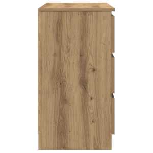 Příborník se zásuvkou Artisan Dub 71x35x65 cm kompozitní dřevo - obrázek 7