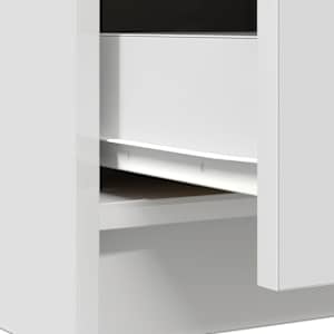 Příborník se zásuvkami bílý 71x35x84 cm kompozitní dřevo - obrázek 12