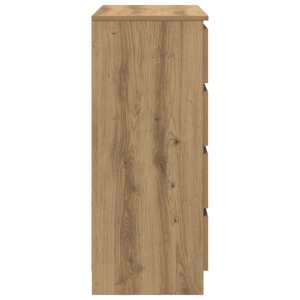 Příborník se zásuvkami Artisan Dub 71x35x84 cm kompozitní dřevo - obrázek 7