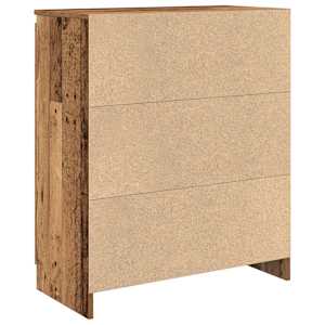 Příborník se zásuvkou Staré dřevo 71x35x84 cm kompozitní dřevo - obrázek 8