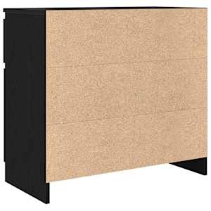 Příborník se zásuvkou Černý dub 71x35x65 cm kompozitní dřevo - obrázek 8