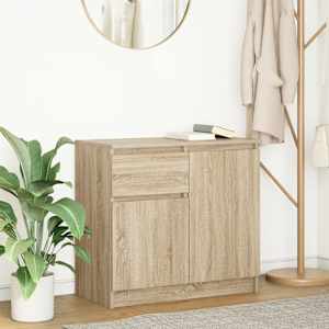 Komoda s predalom sonoma hrast 71x35x65 cm inženirski les